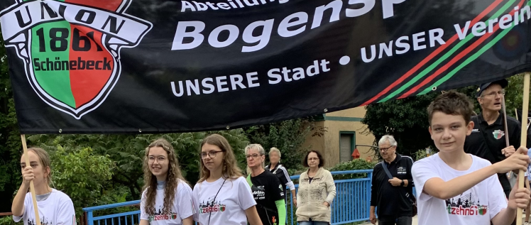 Unsere Abteilung beim Festumzug